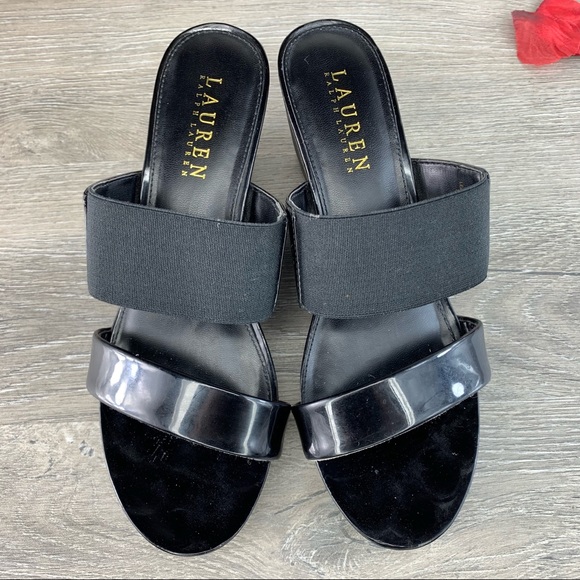 Lauren Ralph Lauren Rhianna Wedge Sandals Sz 6.5B - Picture 8 of 8